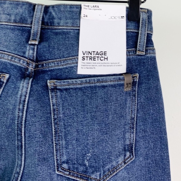 NWT Joes Jeans The Lara Mid Rise Cigarette Jeans in Scandal Medium Blue - Picture 10 of 10